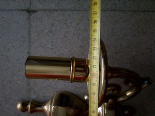 2 LAMPARAS PARED BRONCE