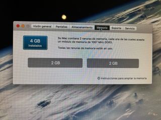 iMac, Pantalla 20" mediados del 2009, SSD 500Gb