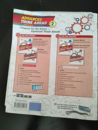 LIBRO DE INGLÉS AVANCED THINK AHEAD 2º ESO