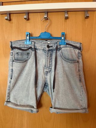 Pantalón de vestir corto hombre, talla 42