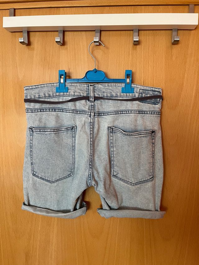 Pantalón de vestir corto hombre, talla 42