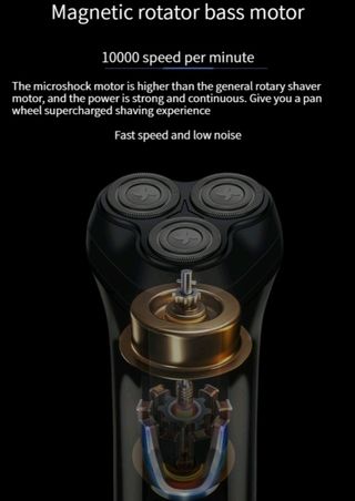 Maquinilla de afeitar inalambrica, quick charge