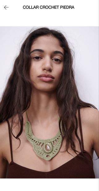 Collar Crochet Zara