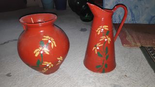 Jarra y Jarrón antiguos.