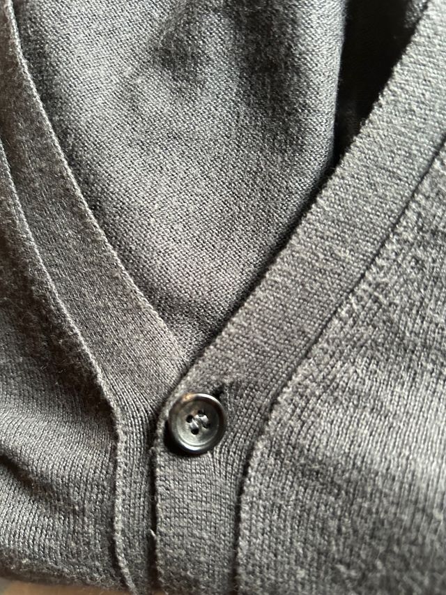 Roberto Collina golf scollo V tg.46 grigio chiaro