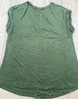 Camiseta lino chica benetton talla l