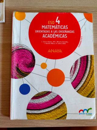 Matemáticas orientadas a las enseñanzas académicas