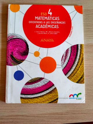 Matemáticas orientadas a las enseñanzas académicas