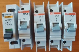 Interruptores 1 hueco para cuadro