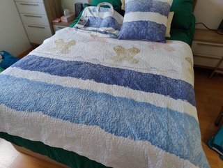 Edredón Manterol nuevo cama 90 reversible