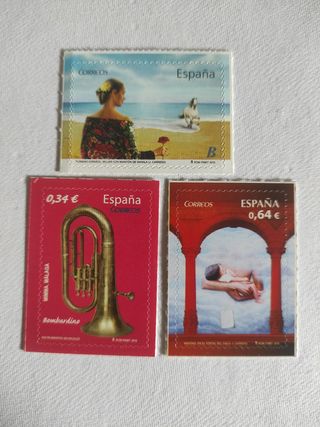 65 Sellos de España. Motivos diversos. Año 2010