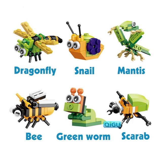 Insectos tipo lego