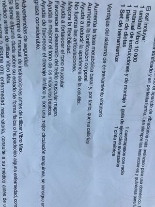 Máquina vibratoria Vibró Max