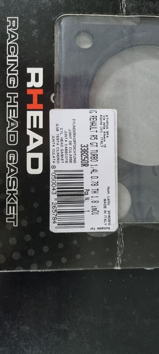 junta de culata renault 5 gt turbo 78mm