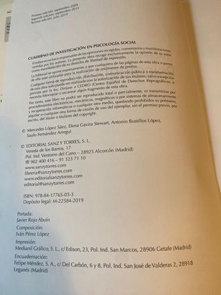 Cuaderno Investigación en Psicologia Social UNED