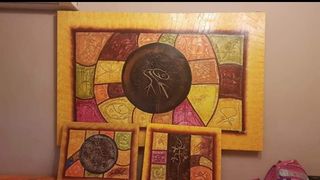 cuadros pintura tahina, tradicion Punta Cana.