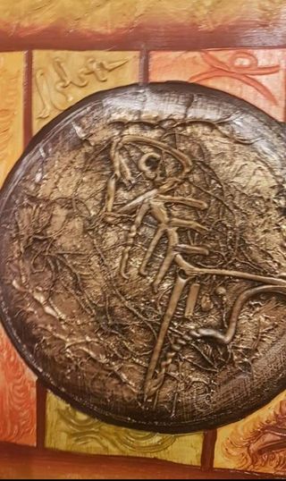 cuadros pintura tahina, tradicion Punta Cana.