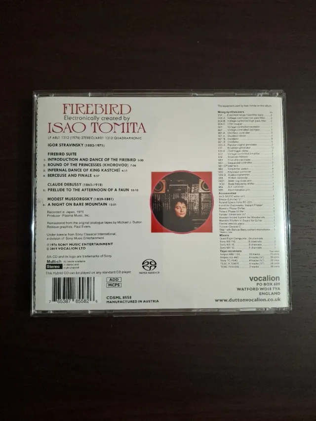 ISAO TOMITA 1974-1979 10 CDs SACD Japan Cosmic 70s