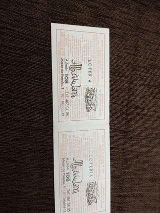 loterías Nacional del mundial 82 todo