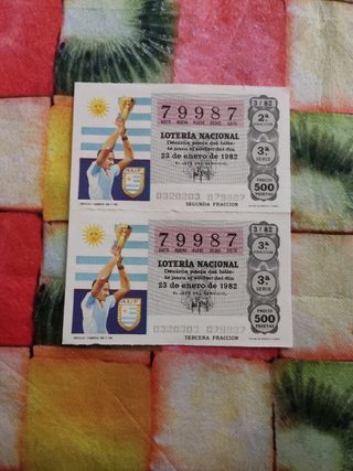 loterías Nacional del mundial 82 todo