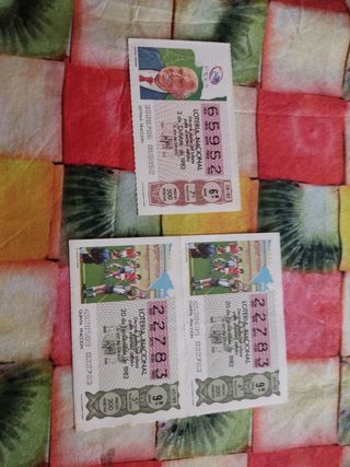 loterías Nacional del mundial 82 todo