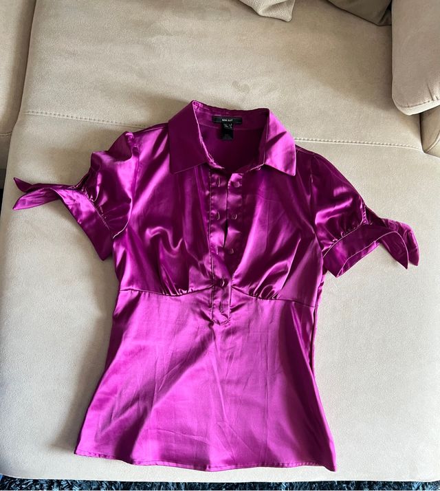 Camicia Mango effetto seta taglia M