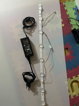 Tira de led y cargador para lg tv 32LK510BPLD