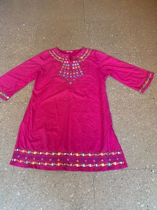 Vestido estilo indú