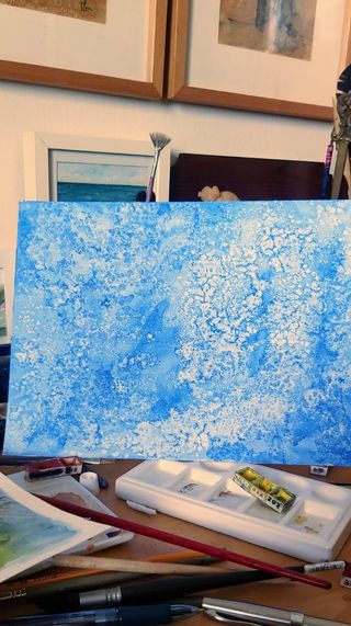 Acuarela original y única. "LA MAR"