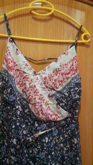 Vestido midi tirantes Pull&Bear