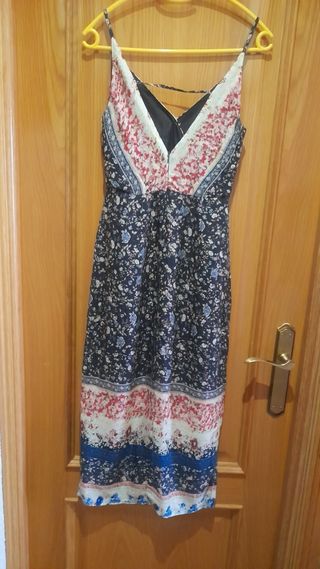 Vestido midi tirantes Pull&Bear