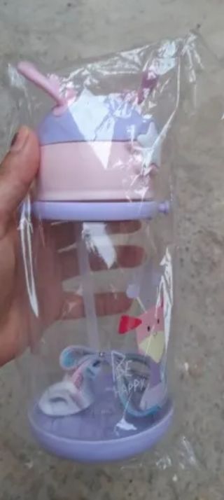 Botella anti vuelco silicona ciervo