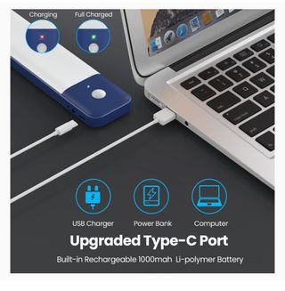 2 luces LED recargables 32 cm