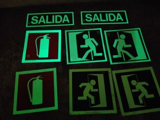 8 Señales reflectantes emergencia