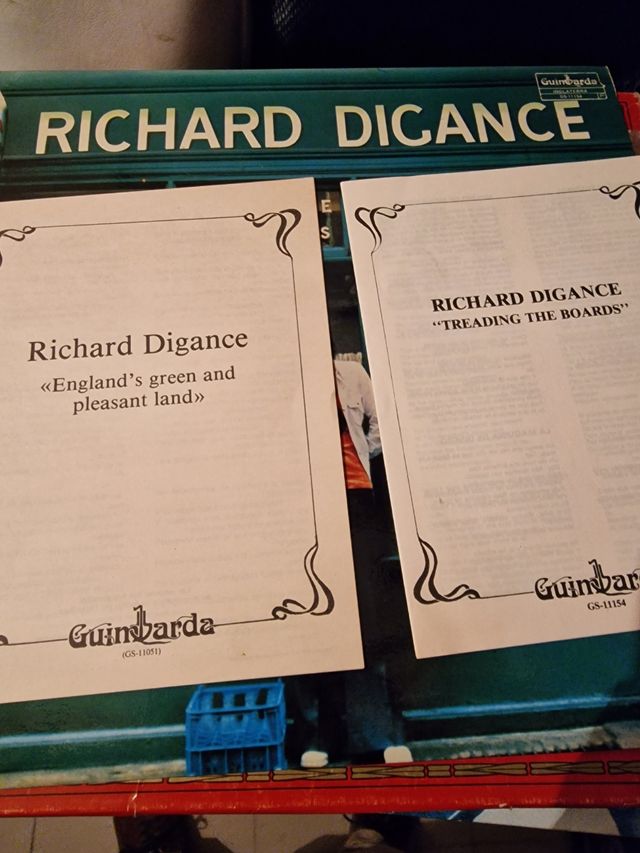 Richard Digance álbum treading the boards vinilo