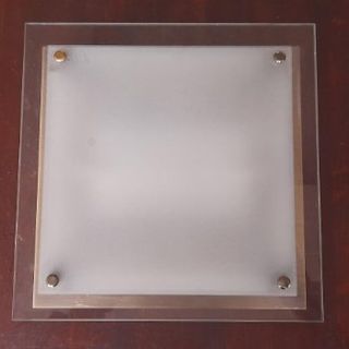 Aplique de iluminación int/ext acero inox