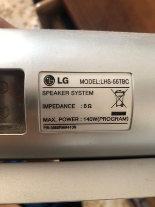 Torre de sonido LG Prime Sound System