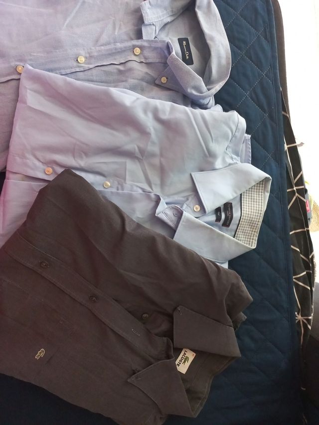 lote caballero camisa manga larga todo 20€