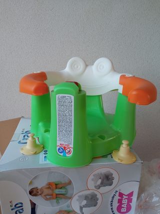 asiento para bebés para usar en bañera