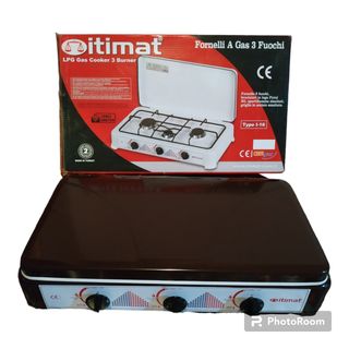 Encimera Hornillo cocina camping 3 fuegos Nueva 