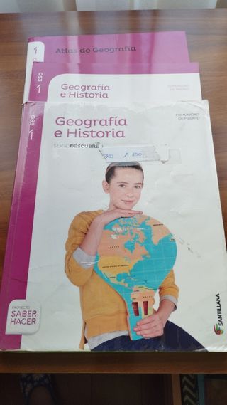 libro geografía e historia de 1Eso
