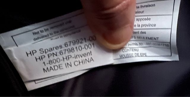 Maletín HP para portátil sin uso