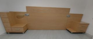 Cabezero cama y mesitas 