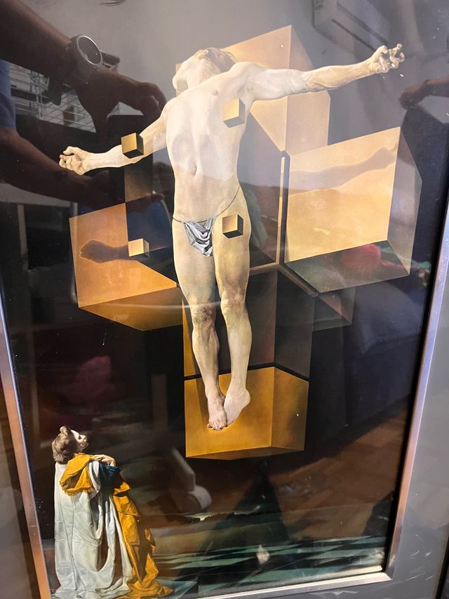 Crucifixión o Corpus hypercubus de Salvador Dalí