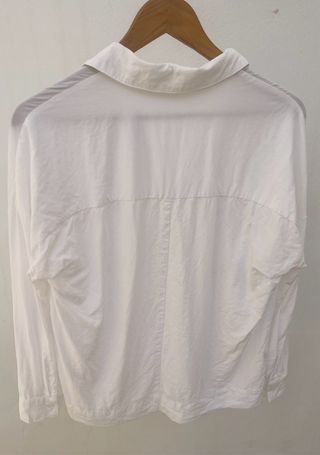 Camisa blanca chica mango talla m