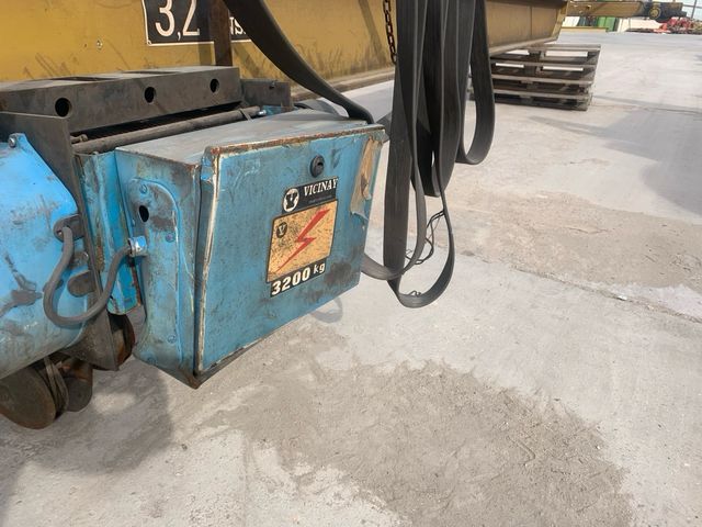 puente grua de 15 metros 3,2 tn monorrail