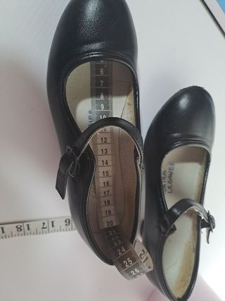 zapatos tacon baile niña talla 31