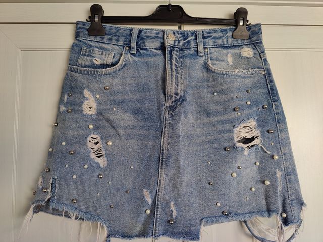 Falda vaquera Zara