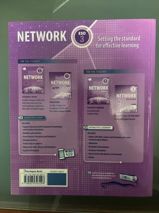 NETWORK 3 ESO 2 libros: Student's Book + Workbook