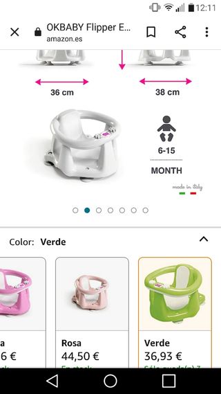 Asiento baño. Anella bany seguretat